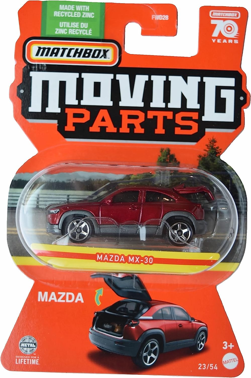 Matchbox Mazda MX 30, Moving Parts 23/54