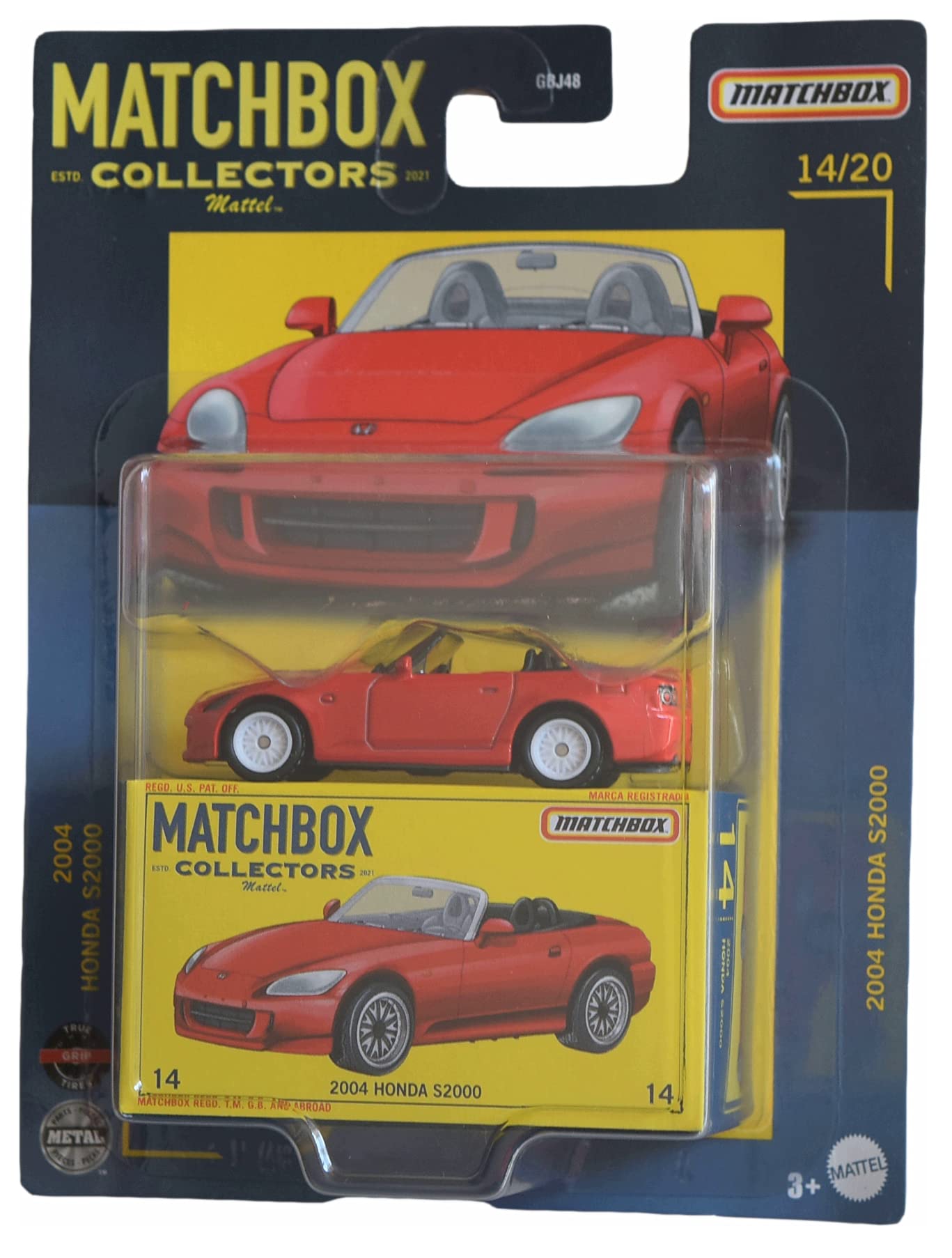 Matchbox 2004 Hon - da S2000, [red] Collectors Series 14/20