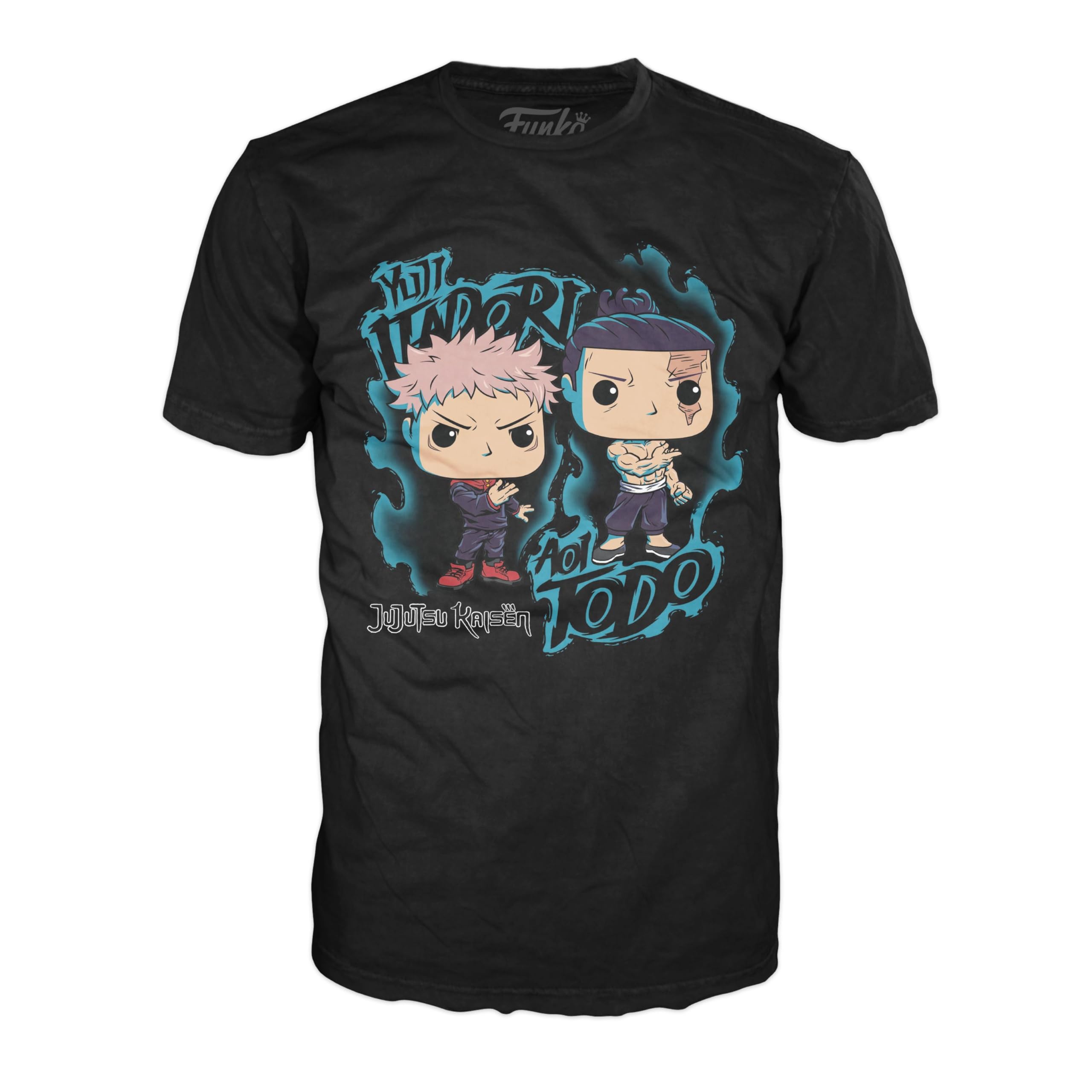 Funko Boxed Tee: JJK - Yuji & Aoi - Small - (S) - Jujutsu Kaisen - T-Shirt - Clothes - Gift Idea - Short Sleeve Top for Adults Unisex Men and Women - Official Merchandise - Anime Fans