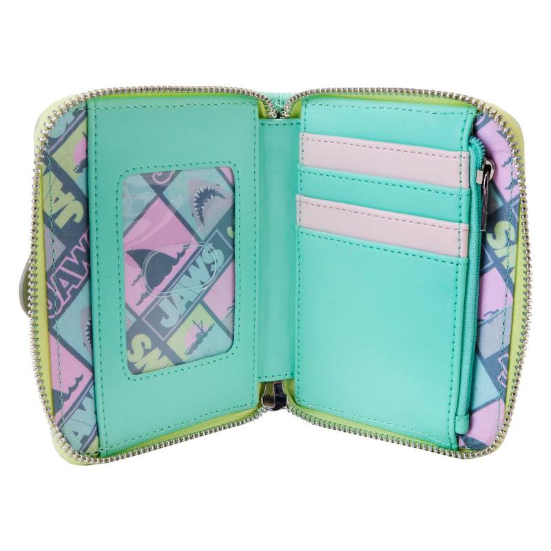 Loungefly Jaws Zip Around Wallet, Multicolor, Zip Around Wallet