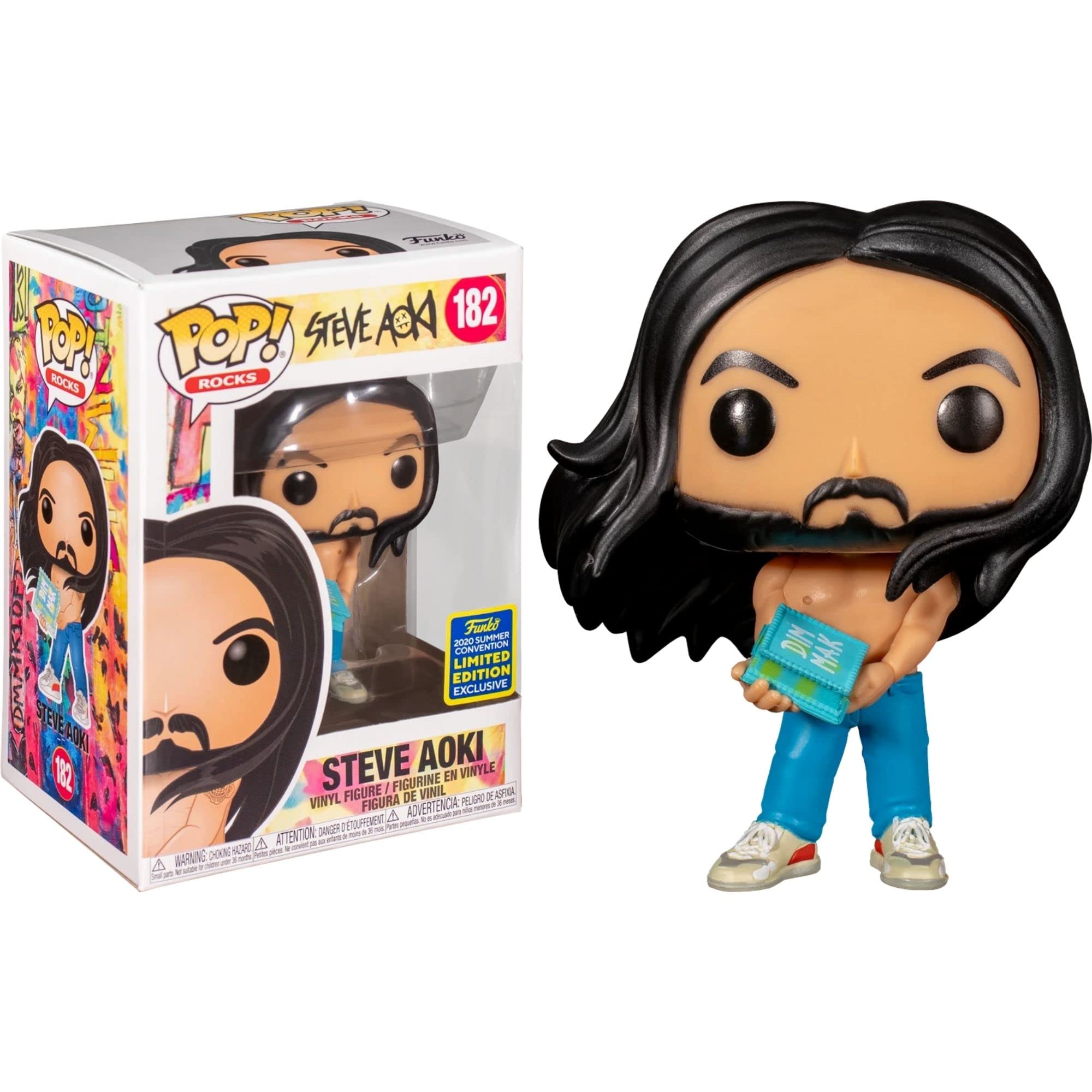 Funko Pop! Rocks 48913 Steve Aoki (Summer Convention Exclusive) #182