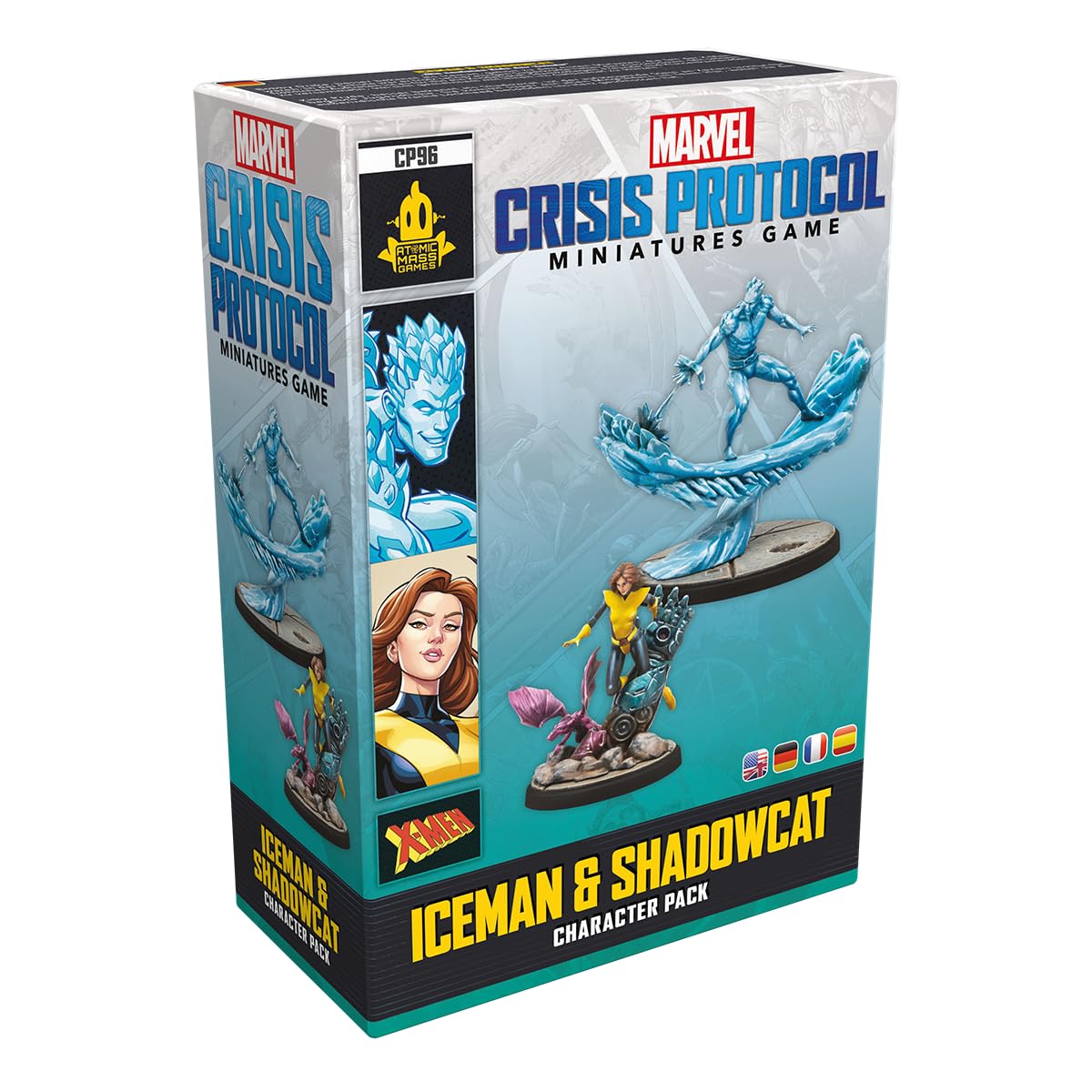 Atomic Mass Games | Marvel Crisis Protocol: Iceman & Shadowcat| Miniatures Game | Ages 14+ | 2 Players | 90 Minutes Playing Time