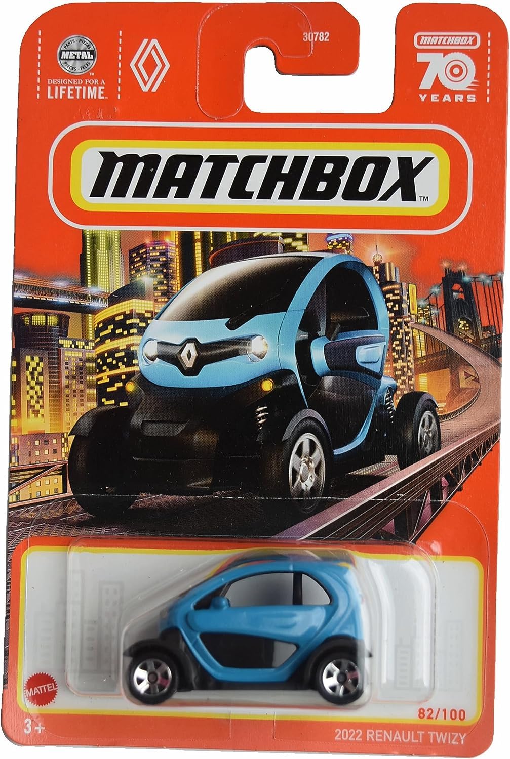 Matchbox 2022 Renault Twizy, Teal 82/100