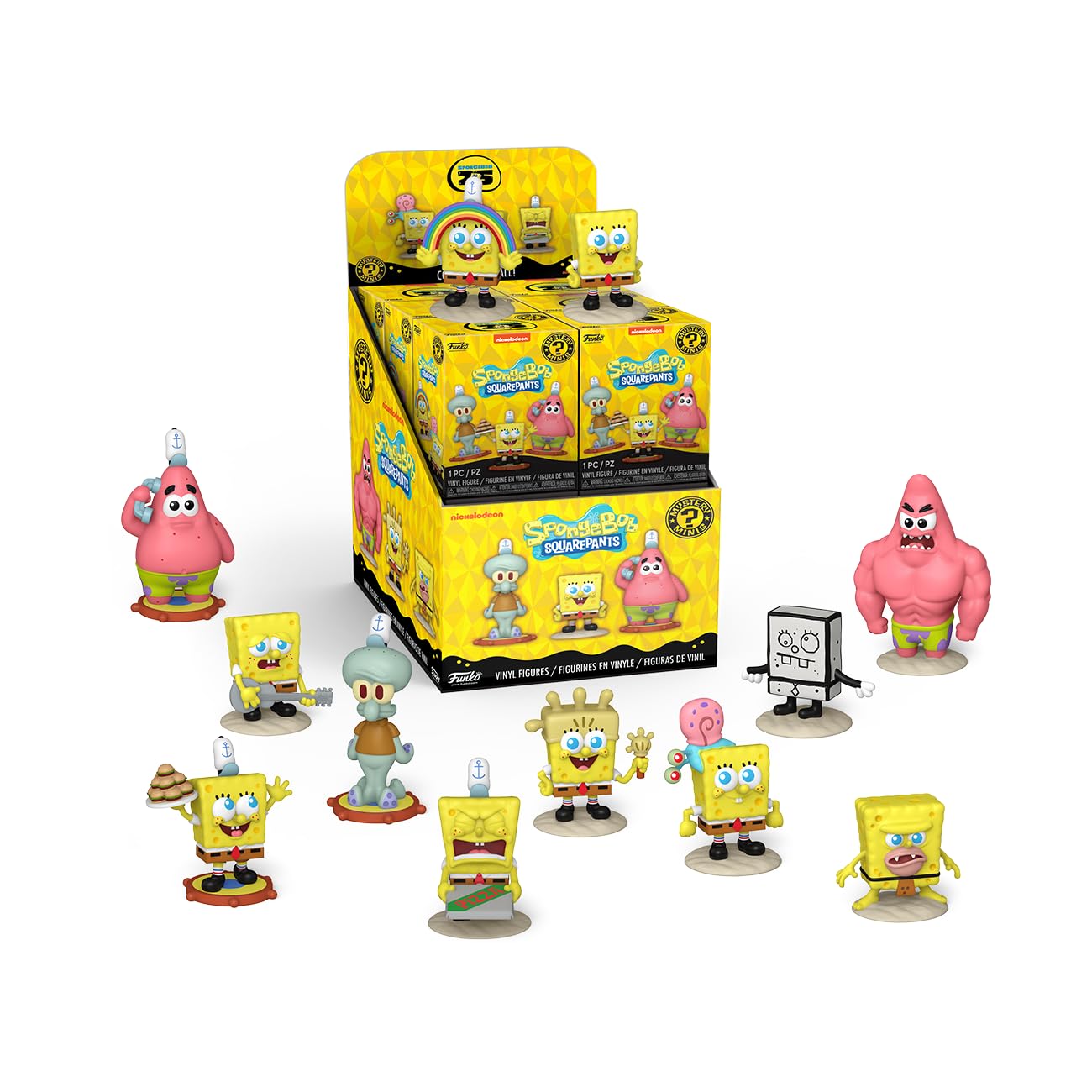 Funko Mystery Mini - SpongeBob Squarepants 25th - 1 Of 12 to Collect - Styles Vary - Spongebob Squarepants - Collectable Vinyl Figure - Gift Idea - Official Merchandise - Toys for Kids & Adults