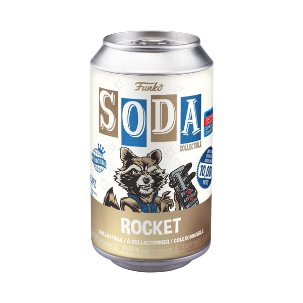 Funko Vinyl SODA: Rocket Raccoon - Flocked Chase. - (Styles May Vary) - Marvel Comics - Collectable Vinyl Figure - Gift Idea - Official Merchandise - Toys for Kids & Adults - Comic Books Fans