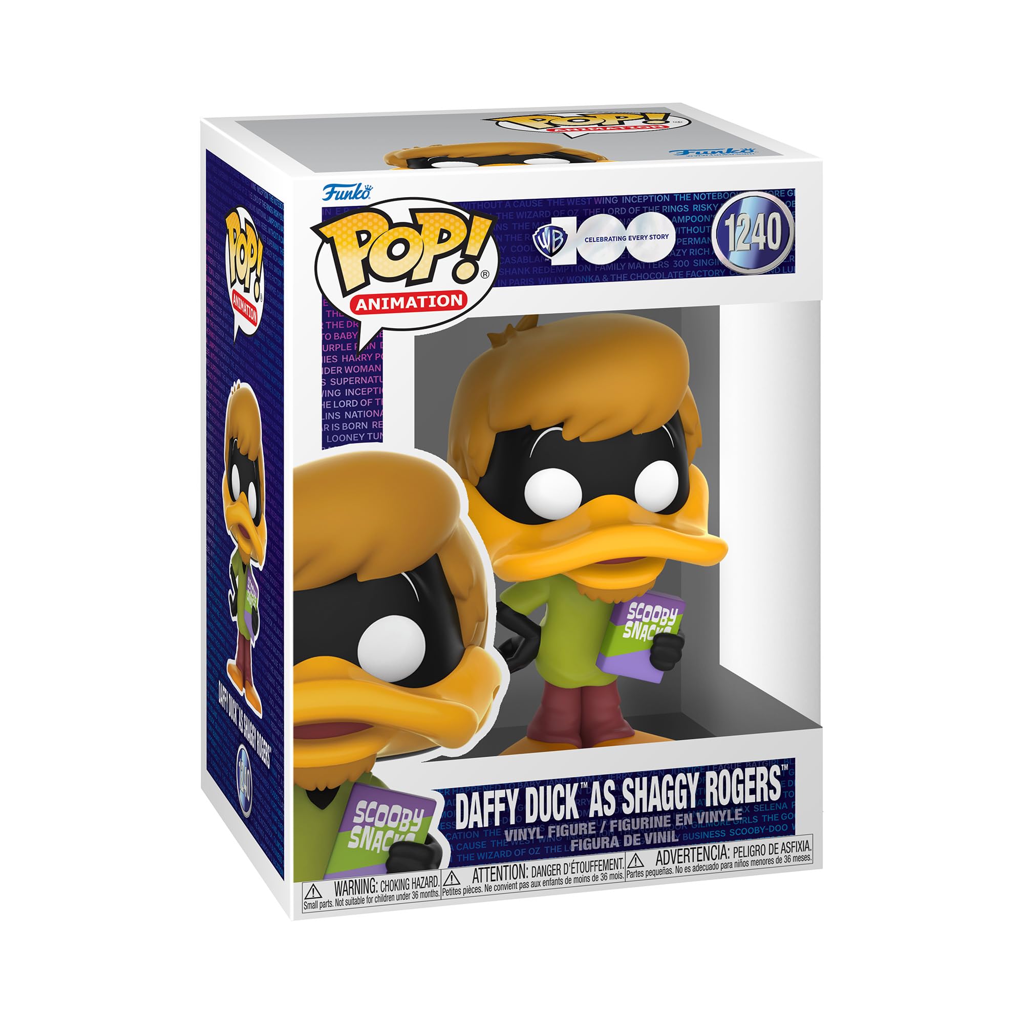 Funko POP! Animation: HB - Daffy Duck As Shaggy - Looney Tunes - Collectable Vinyl Figure - Gift Idea - Official Merchandise - Toys for Kids & Adults - TV Fans - Model Figure for Collectors