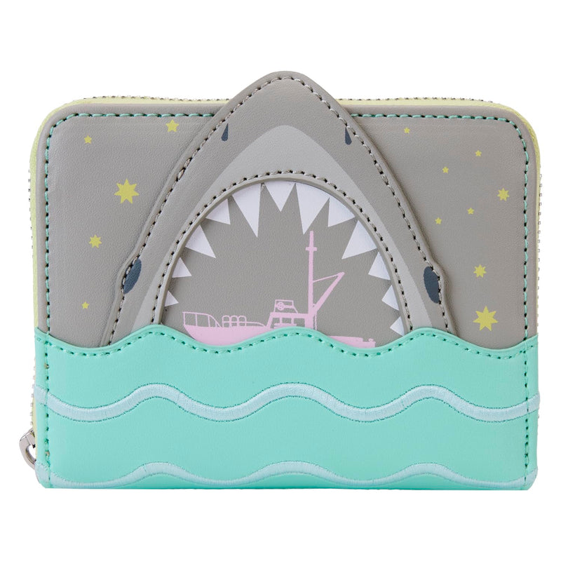 Loungefly Jaws Zip Around Wallet, Multicolor, Zip Around Wallet