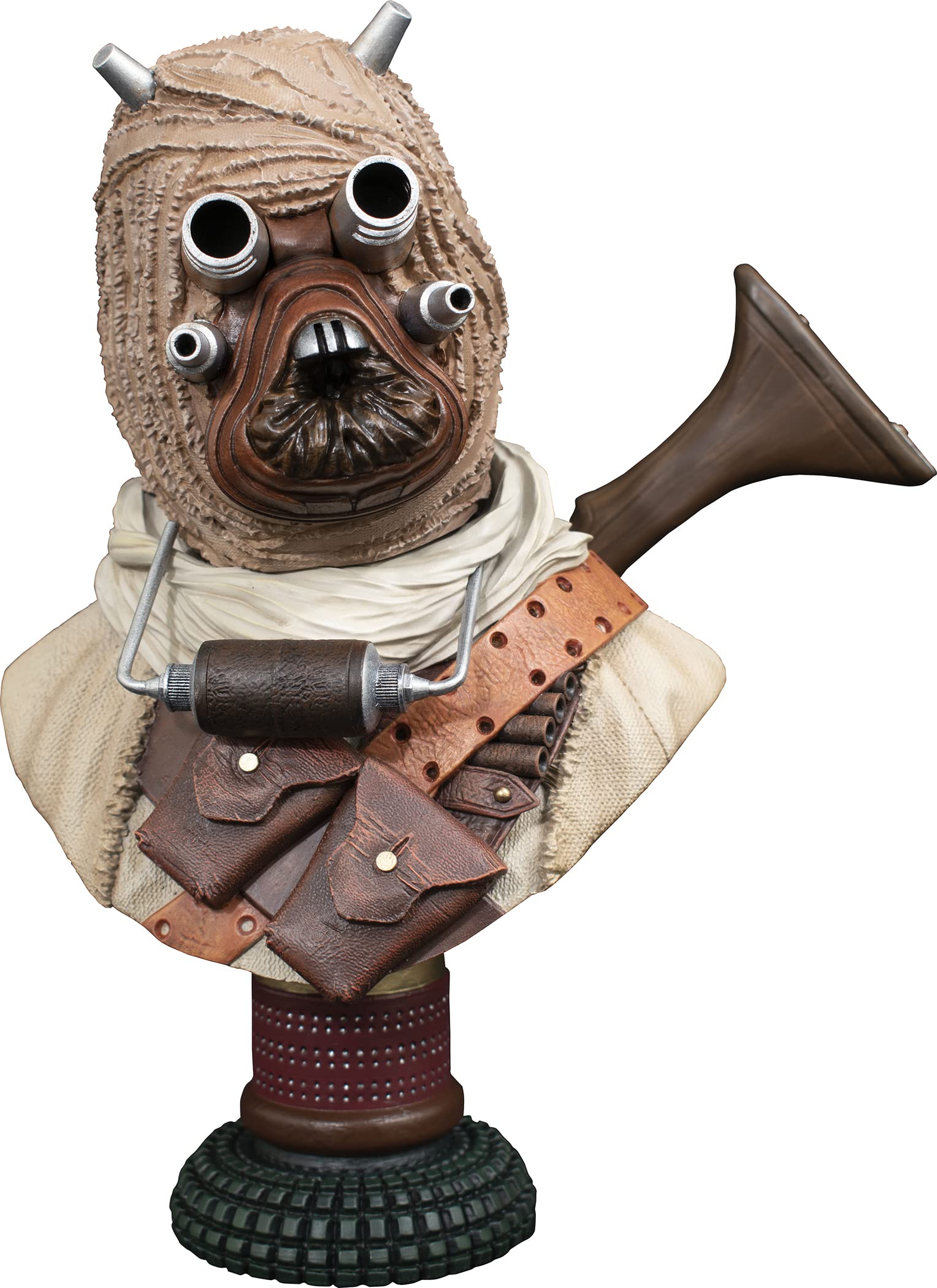 Star Wars Gentle Giant A New Hope: Tusken Raider Legends in 3-Dimensions 1:2 Scale Bust, Multicolor, 10 inches