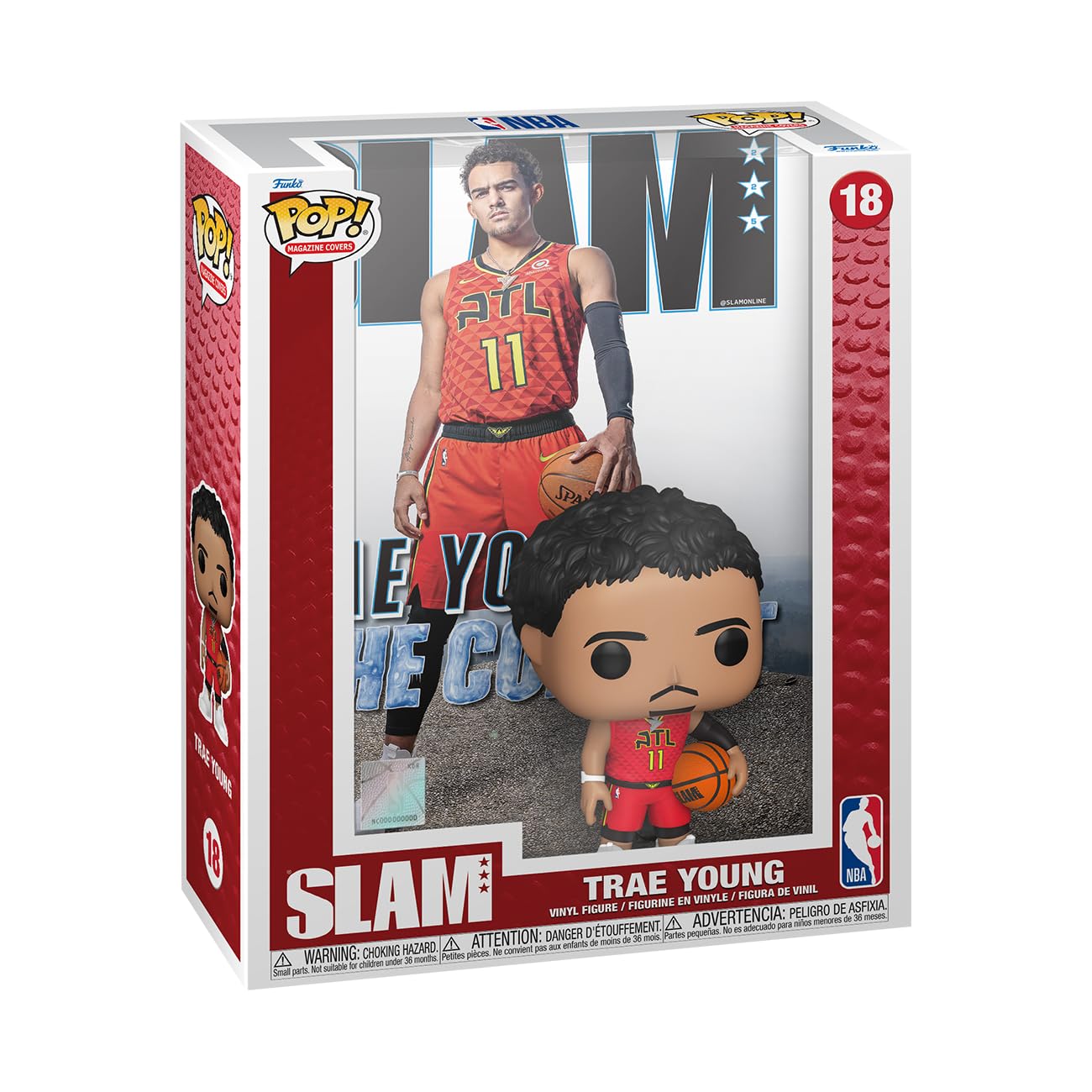 Funko POP! NBA Cover: Slam – Trae Young - Collectable Vinyl Figure - Gift Idea - Official Merchandise - Toys for Kids & Adults - Sports Fans - Model Figure for Collectors and Display