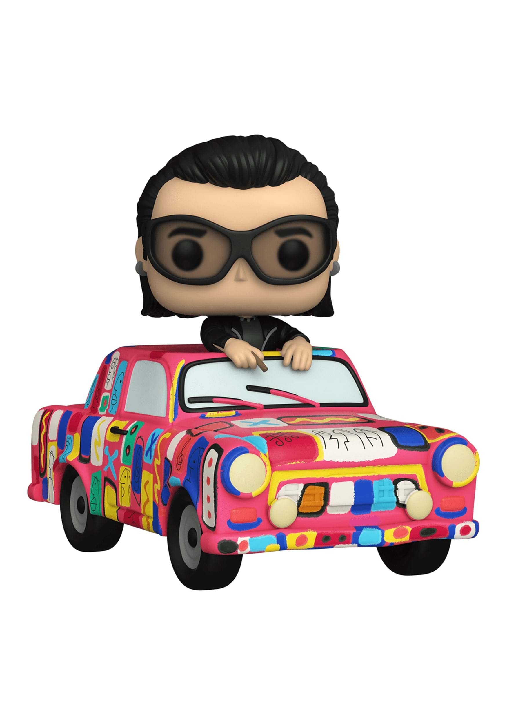 Funko POP! Ride Super Deluxe: U2-AB Car With Bono - Collectable Vinyl Figure - Gift Idea - Official Merchandise - Toys for Kids & Adults - Music Fans - Model Figure for Collectors and Display