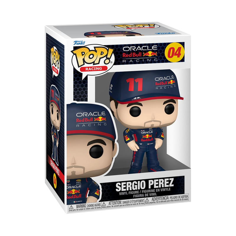 Funko POP! Vinyl: Formula 1- Sergio Perez - Red Bull F1 - Collectable Vinyl Figure - Gift Idea - Official Merchandise - Toys for Kids & Adults - Sports Fans - Model Figure for Collectors and Display