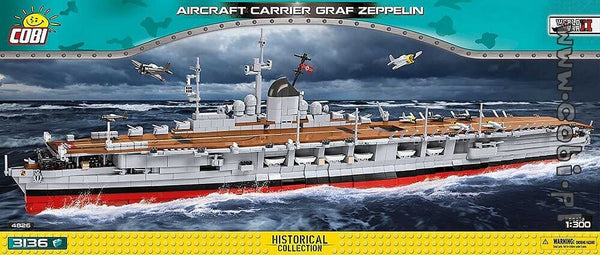 COBI Aircraft carrier GRAF Zeppelin - Scale 1/300-3136 pieces