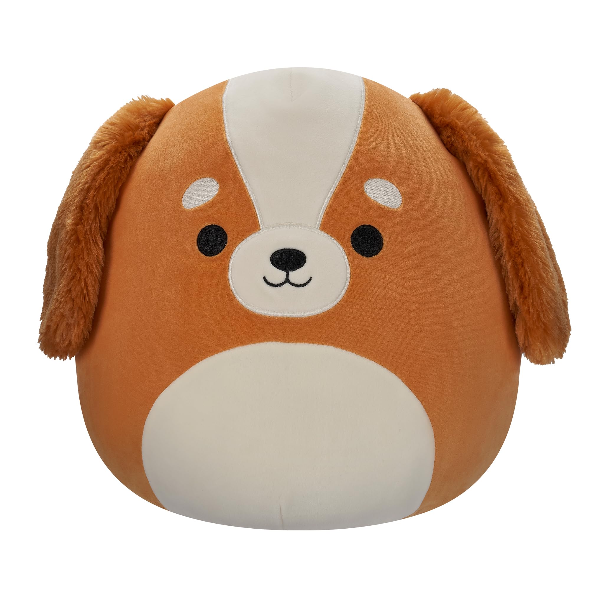 Squishmallows SQCR05413 12-Inch-Ysabel The Brown and White Spaniel, Multicolour