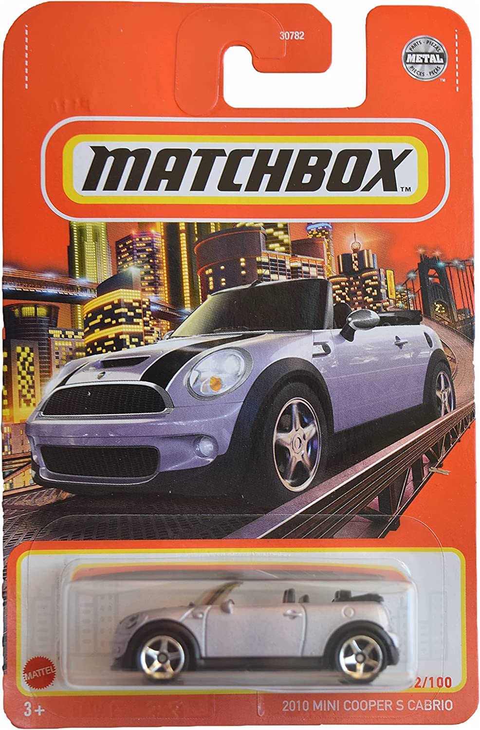 Matchbox 2010 Mini-Cooper S Cabrio, [Violet] 52/100