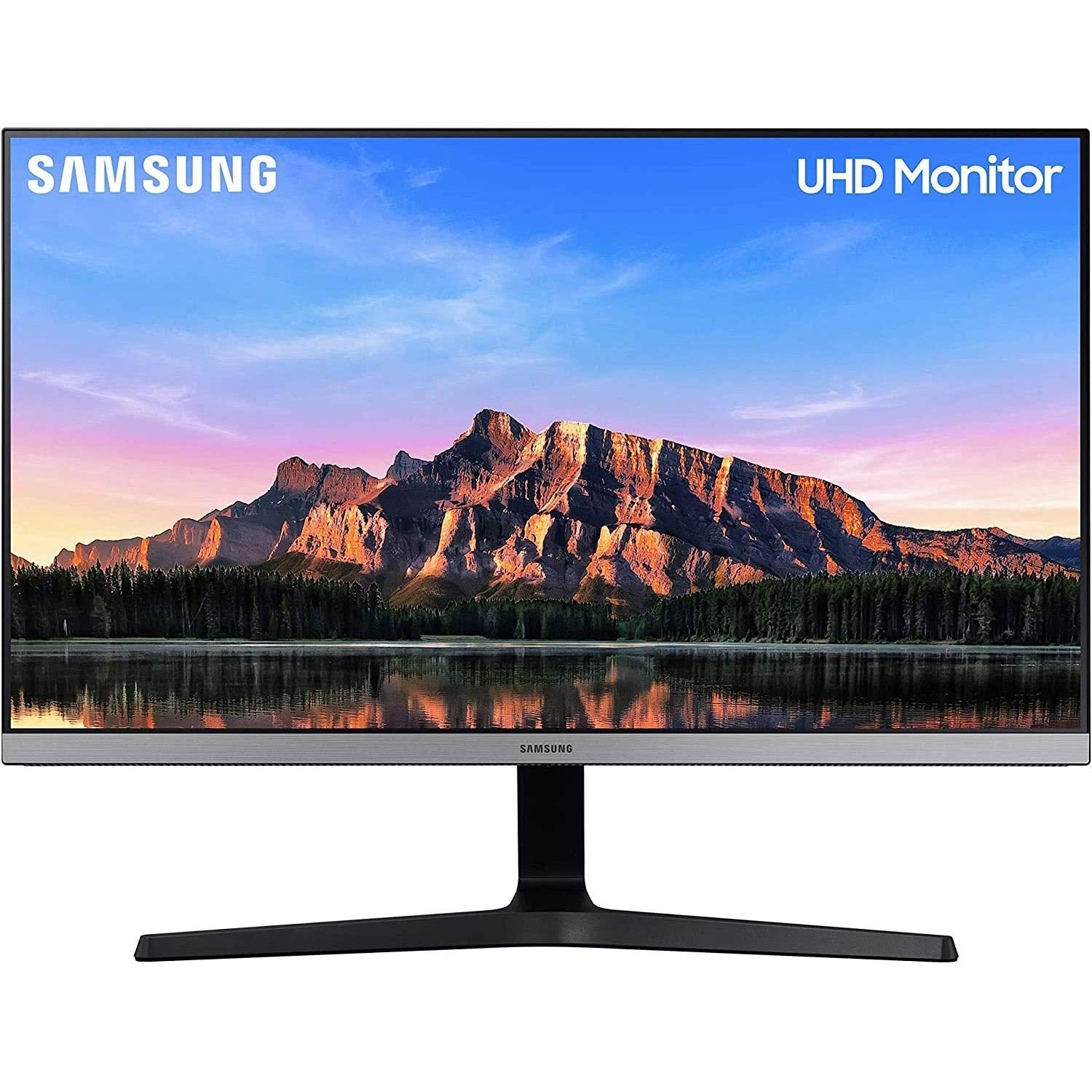 Samsung LU28R550UQUXEN 28" UR55 4K UHD Monitor - Ultra HD 3840 x 2160, HDR10+, Freesync, 2 x HDMI, Displayport, Dark Grey