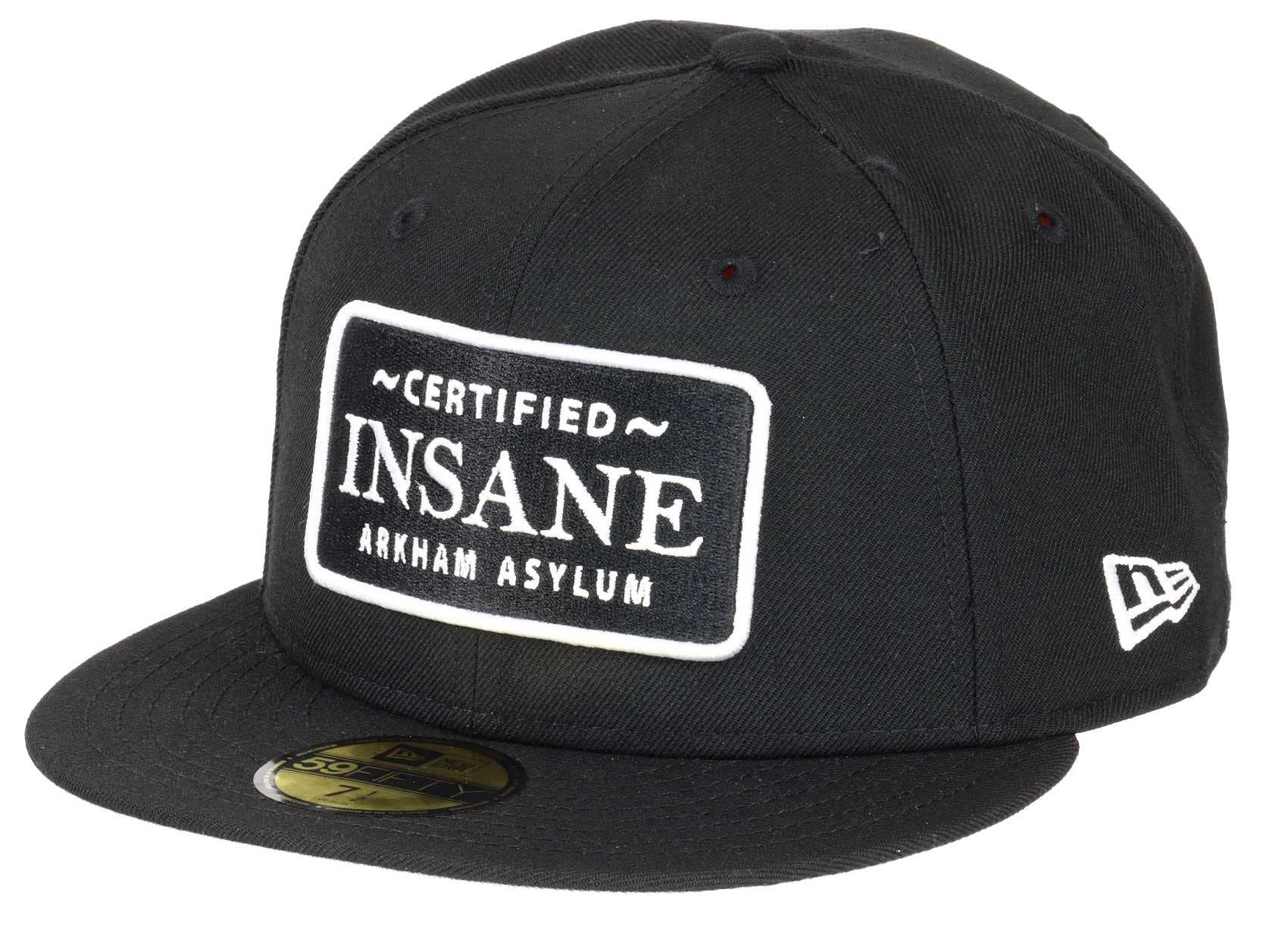 New Era Arkham Asylum Insane Black 59Fifty Fitted Basecap