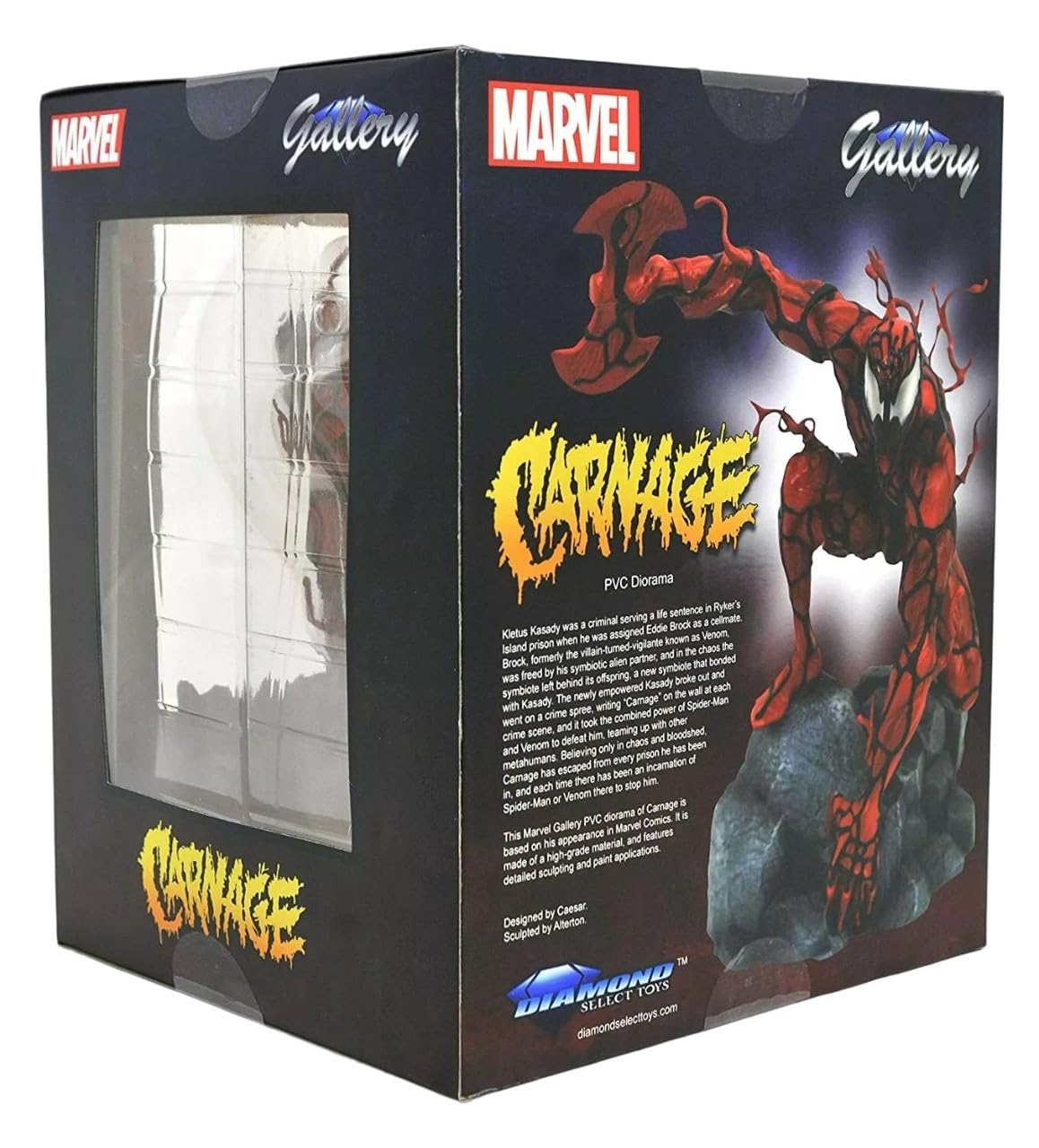 Marvel Diamond Select Toys Gallery Carnage Comic - PVC Figure