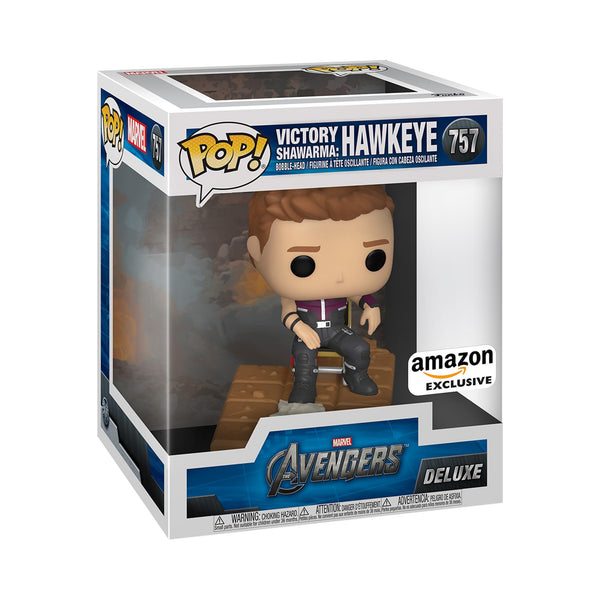 Funko POP! Deluxe: Marvel - Hawkeye Shawarma - Avengers - Amazon Exclusive - Collectable Vinyl Figure - Gift Idea - Official Merchandise - Toys for Kids & Adults - Movies Fans