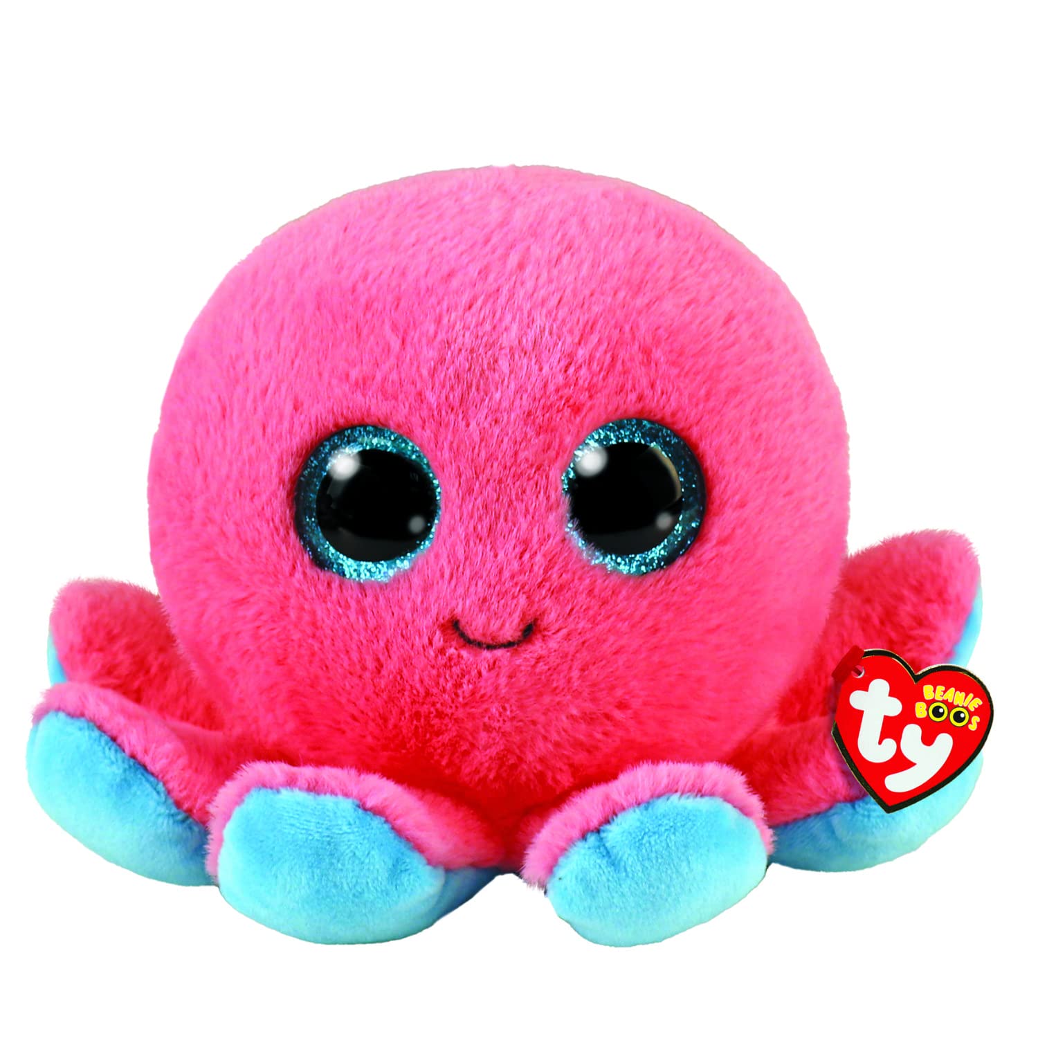 TY Toys Beanie Boo Octopus Sheldon - 15 CM, Pink (2009291)