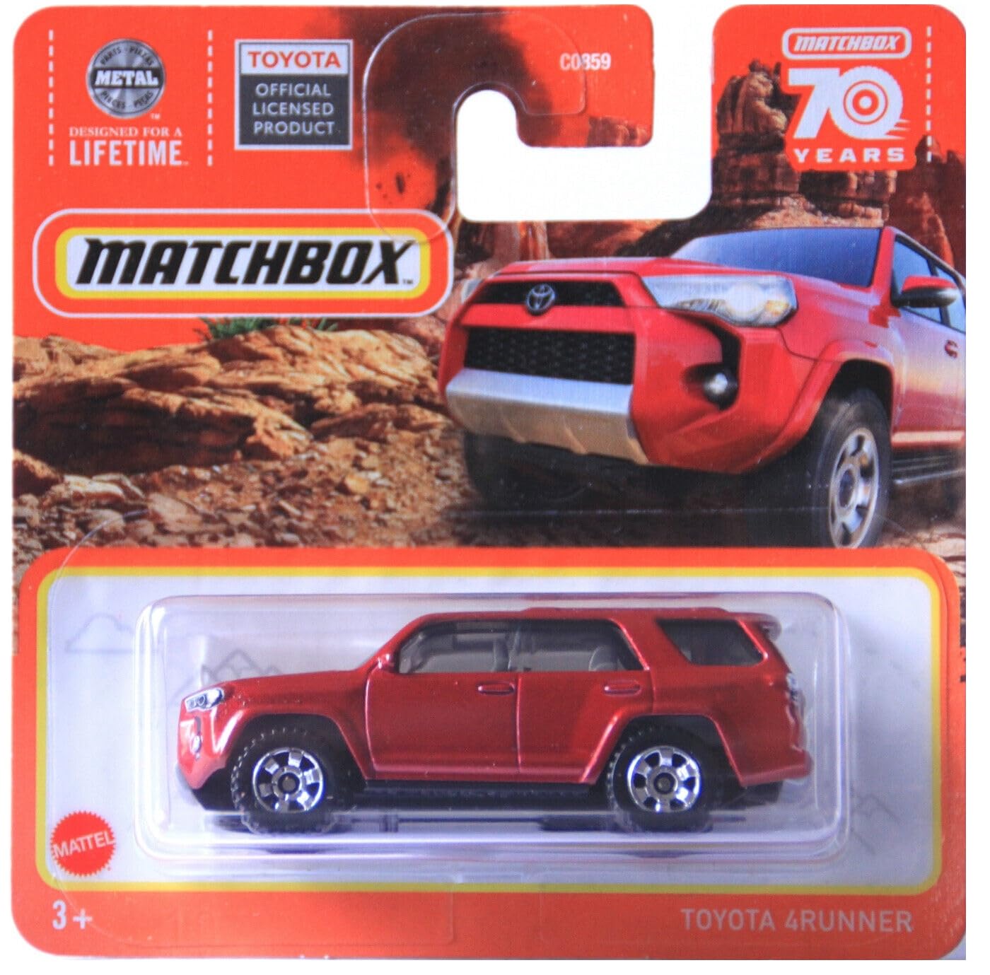 Matchbox 2018 Toyota 4Runner Metalflake Red Series 2023