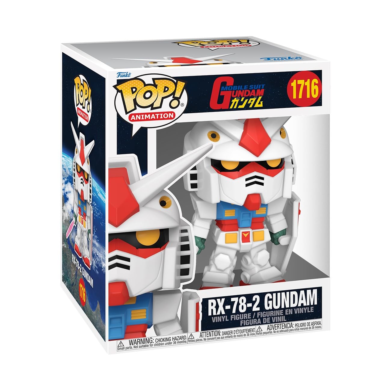 Funko Pop! Super: MS Gundam - RX-78-2 GUNDAM - Mobile Suit Gundam - Collectable Vinyl Figure - Gift Idea - Official Merchandise - Toys for Kids & Adults - TV Fans - Model Figure for Collectors