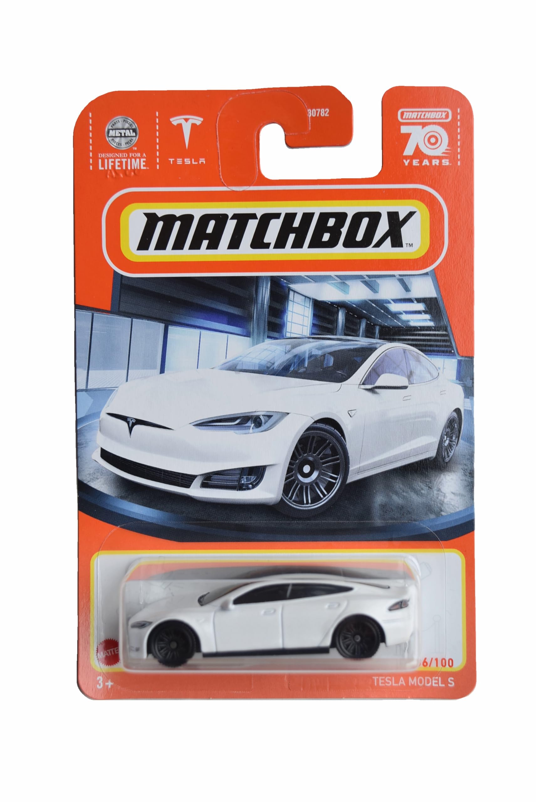 Matchbox Tesla Model S, White 86/100