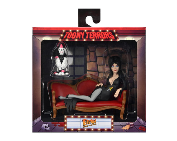 NECA - Elvira Toony Terrors: Elvira on Couch 6" Action Figure