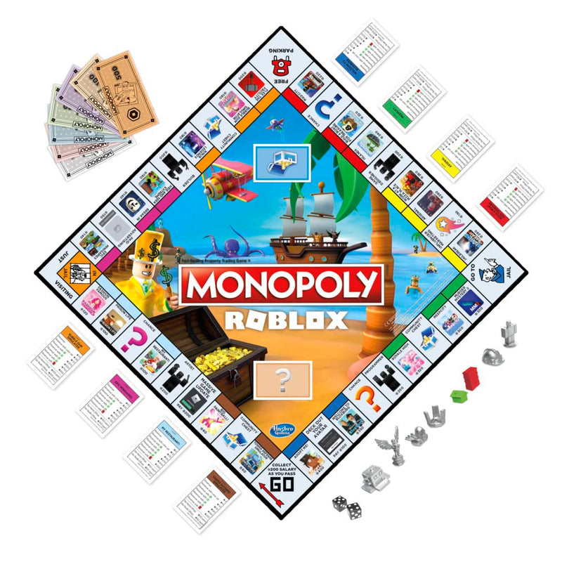 Monopoly: Roblox 2022 Edition Game, Monopoly Board Game, Buy, Sell, Trade Popular Roblox Experiences