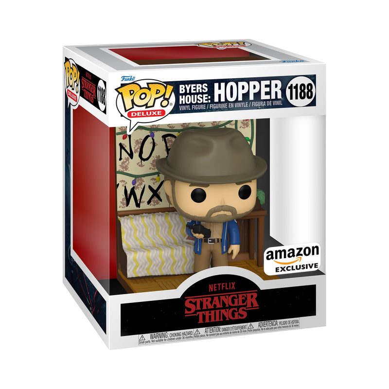 Funko POP! Deluxe: Stranger Things - Build A Scene - Jim Hopper - Amazon Exclusive - Collectable Vinyl Figure - Gift Idea - Official Merchandise - Toys for Kids & Adults - TV Fans