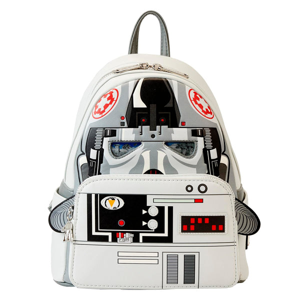 Loungefly Disney - AT-AT - Star Wars - Pilot Helmet - Backpack - Amazon Exclusive - Premium Vegan Leather - Gift Idea - Official Merchandise - for Boys, Girls Men and Women - Movies Fans