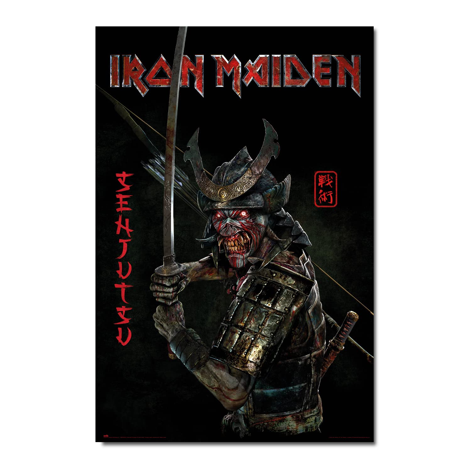 Grupo Erik Iron Maiden Senjutsu Poster - 36 x 24 inches / 91.5 x 61 cm - Shipped Rolled Up - Cool Posters - Art Poster - Posters & Prints - Wall Posters