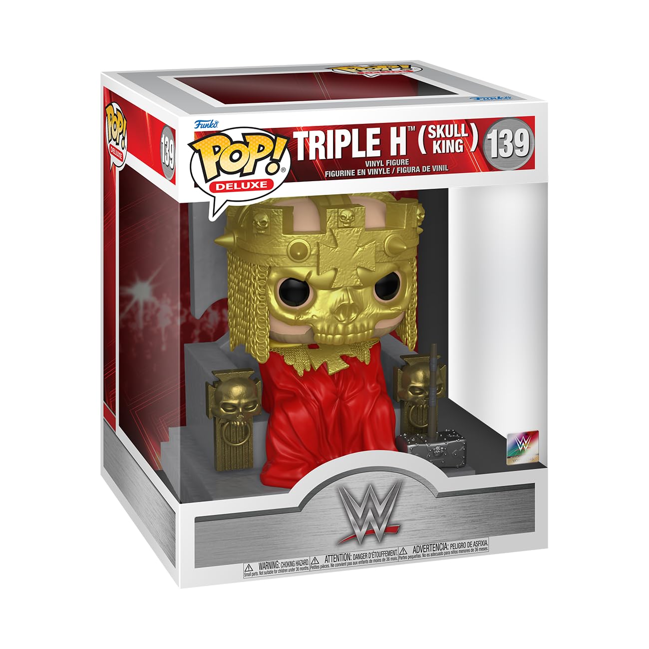 Funko POP! Super: Triple H - (Skull King) - WWE - Collectable Vinyl Figure - Gift Idea - Official Merchandise - Toys for Kids & Adults - Sports Fans - Model Figure for Collectors and Display