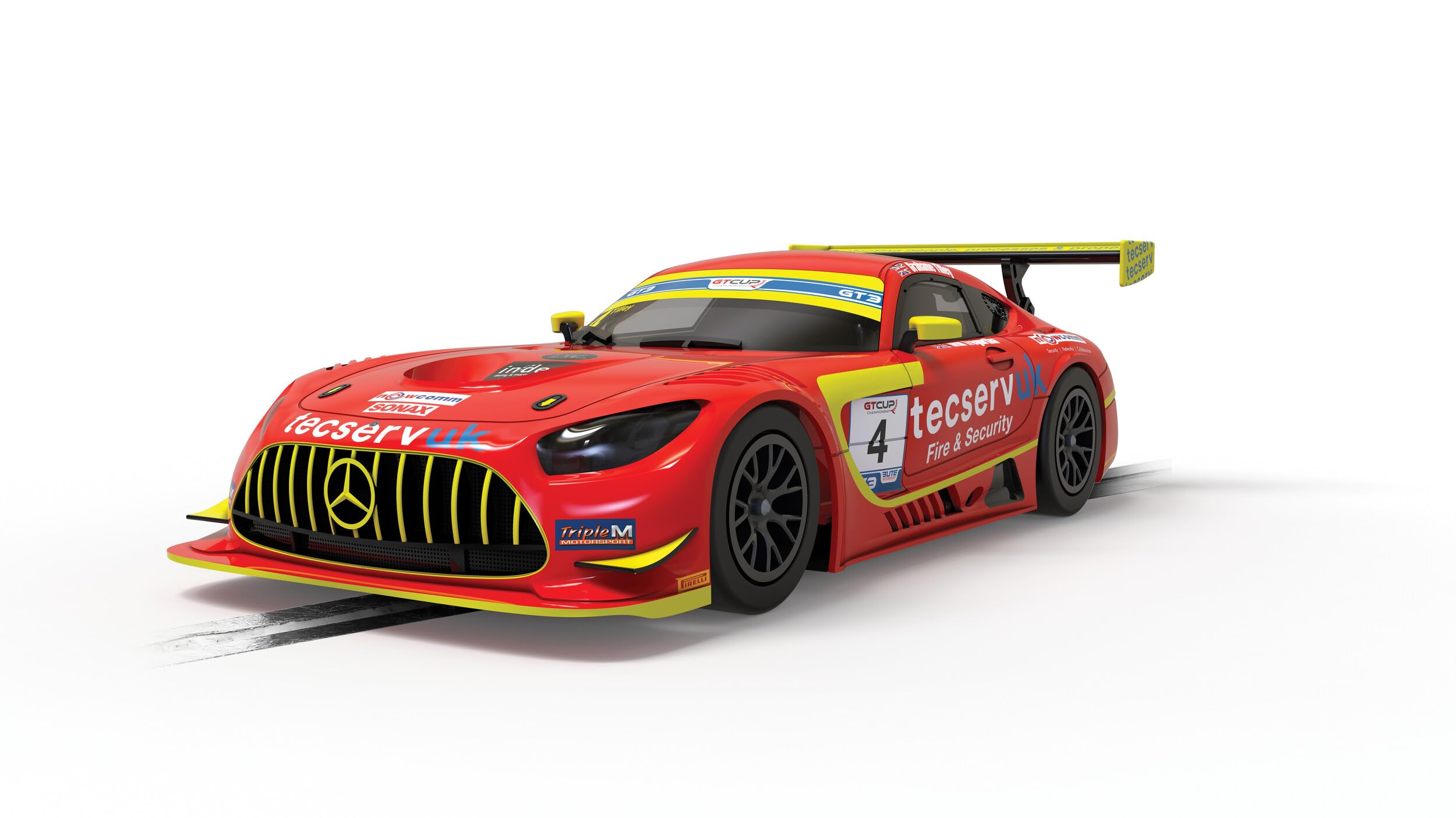 Scalextric Cars - C4332 Mercedes AMG GT3 - GT Cup 2022 - Grahame Tilley - Toy Slot Car for use Race Tracks or Set - Small Kids Gift Ideas for Boy/Girl Ages 5 Accessories