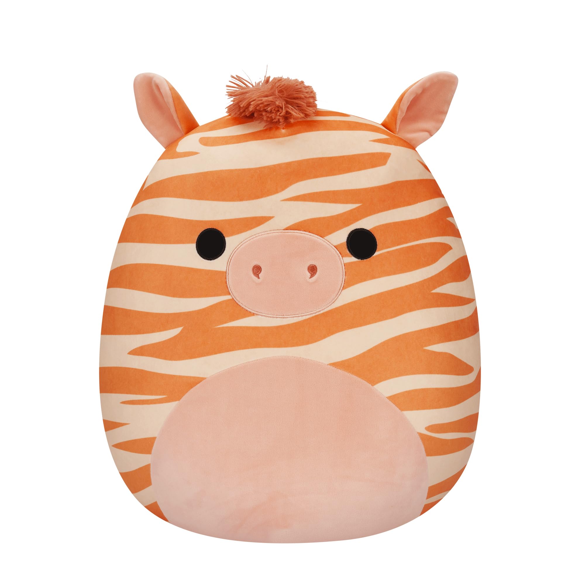 Squishmallows SQCR05493 20-Inch-Josue The Peach Zebra, Multicolour