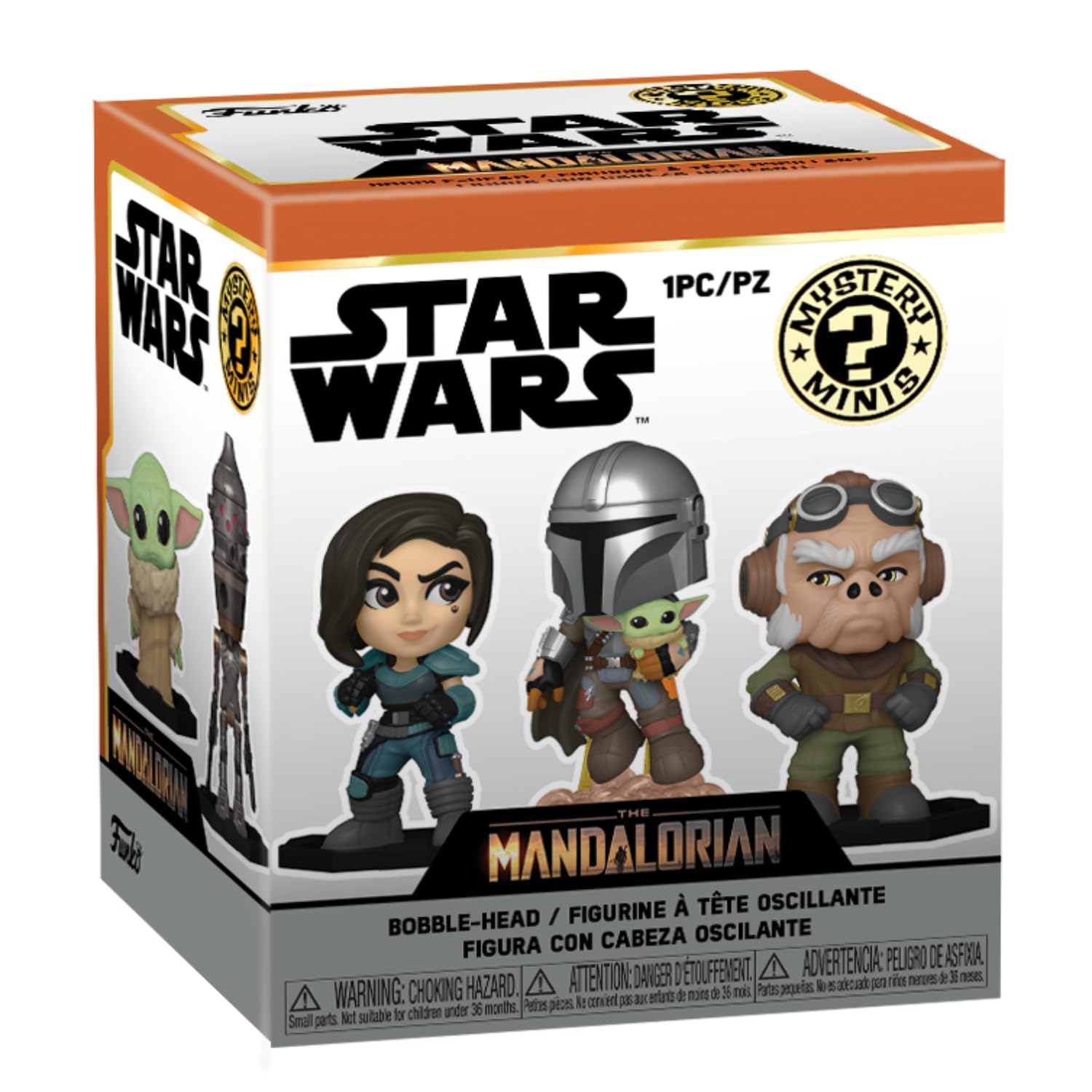 Funko Mystery Mini - Star Wars: the Mandalorian - 1 Of 12 to Collect - Styles Vary - Collectable Vinyl Figure - Gift Idea - Official Merchandise - Toys for Kids & Adults - TV Fans and Display