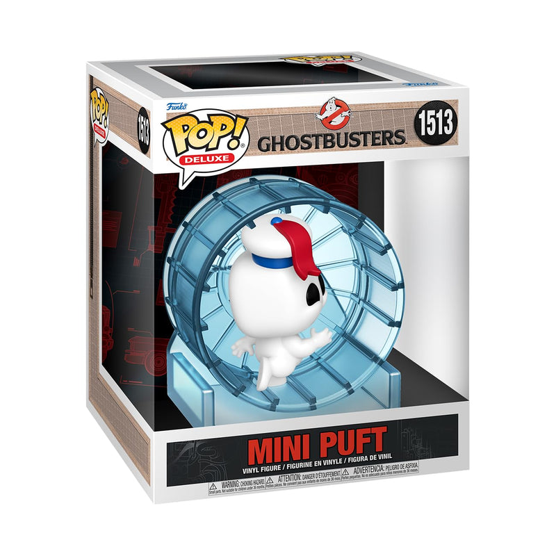 Funko POP! Deluxe : Ghostbusters: Frozen Empire - Mini Puft In Wheel - Collectable Vinyl Figure - Official Merchandise - Toys for Kids & Adults - Movies Fans - Model Figure for Collectors