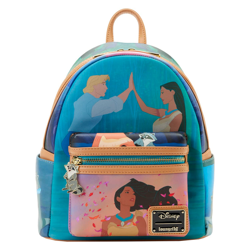 Funko Loungefly Disney Pocahontas Princess Scene Mini Backpack Chaises Longues, Multi-Coloured, S