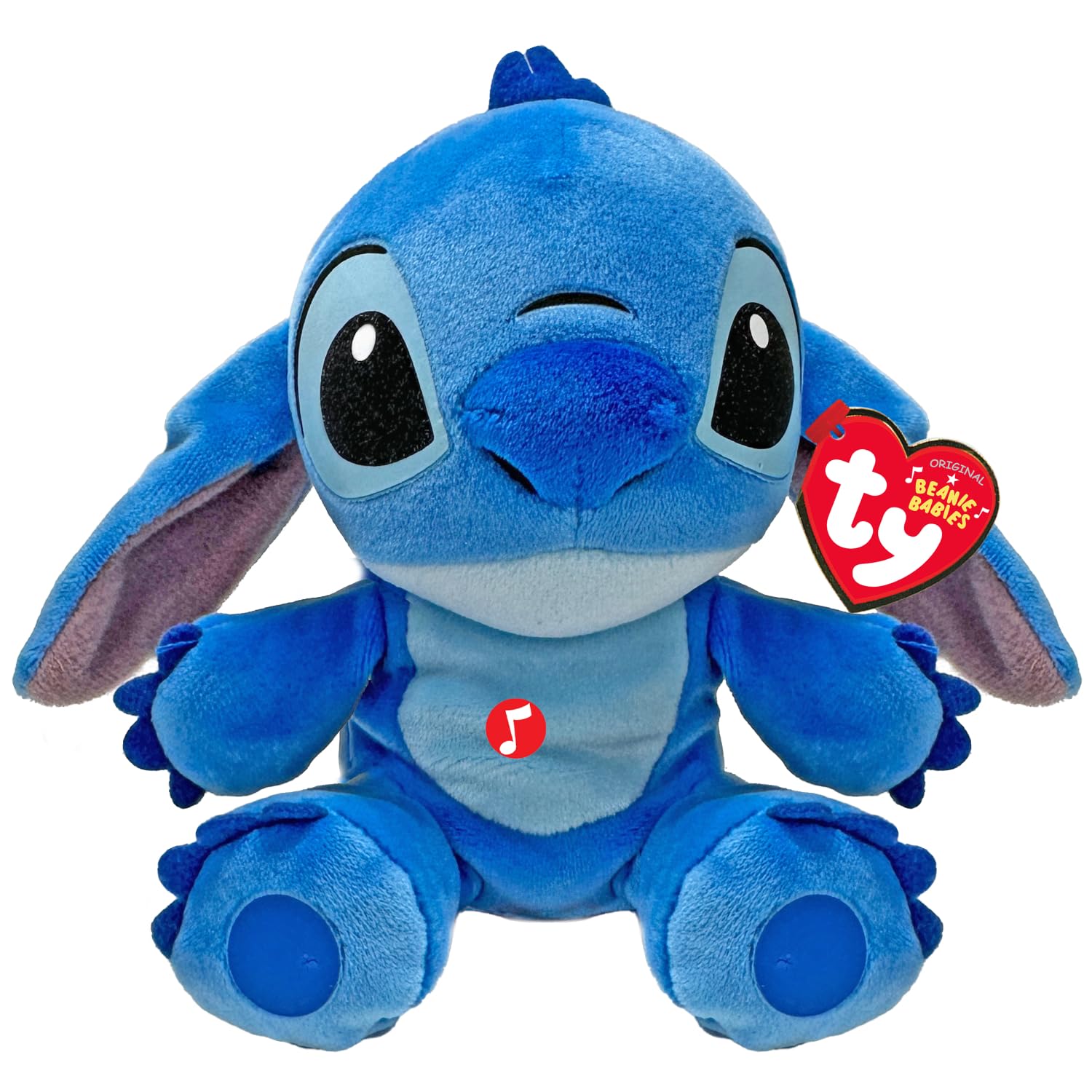 TY Disney Beanies Stitch Plush Toy - Soft Teddy for Kids and Babies - Cuddly Collectible Stuffed Animal