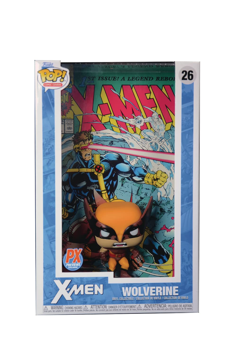 POP COMIC COVER MARVEL X-MEN WOLVERINE PX VIN FIG