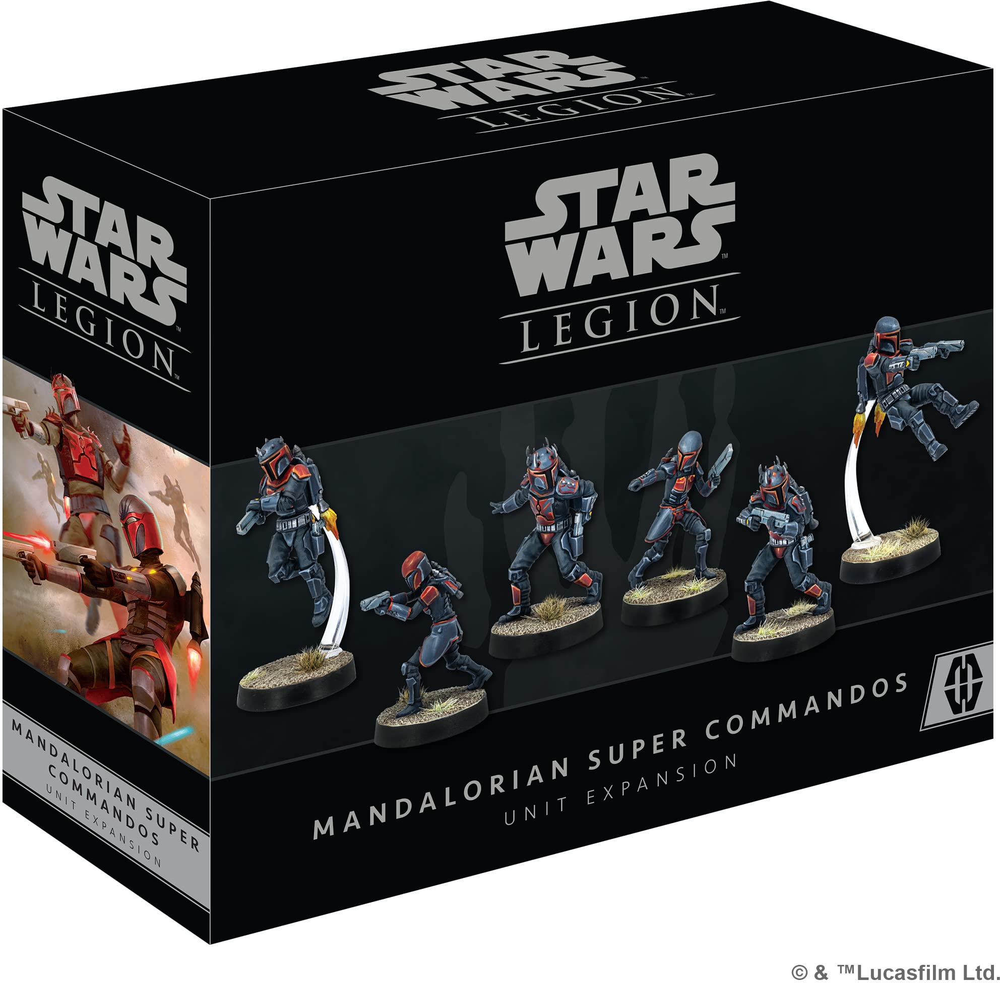 Atomic Mass Games | Mandalorian Super Commandos: Star Wars Legion | Board Game | Ages 14+ | 2 Players | 90 Minutes Playing Time, (FFGSWL94)