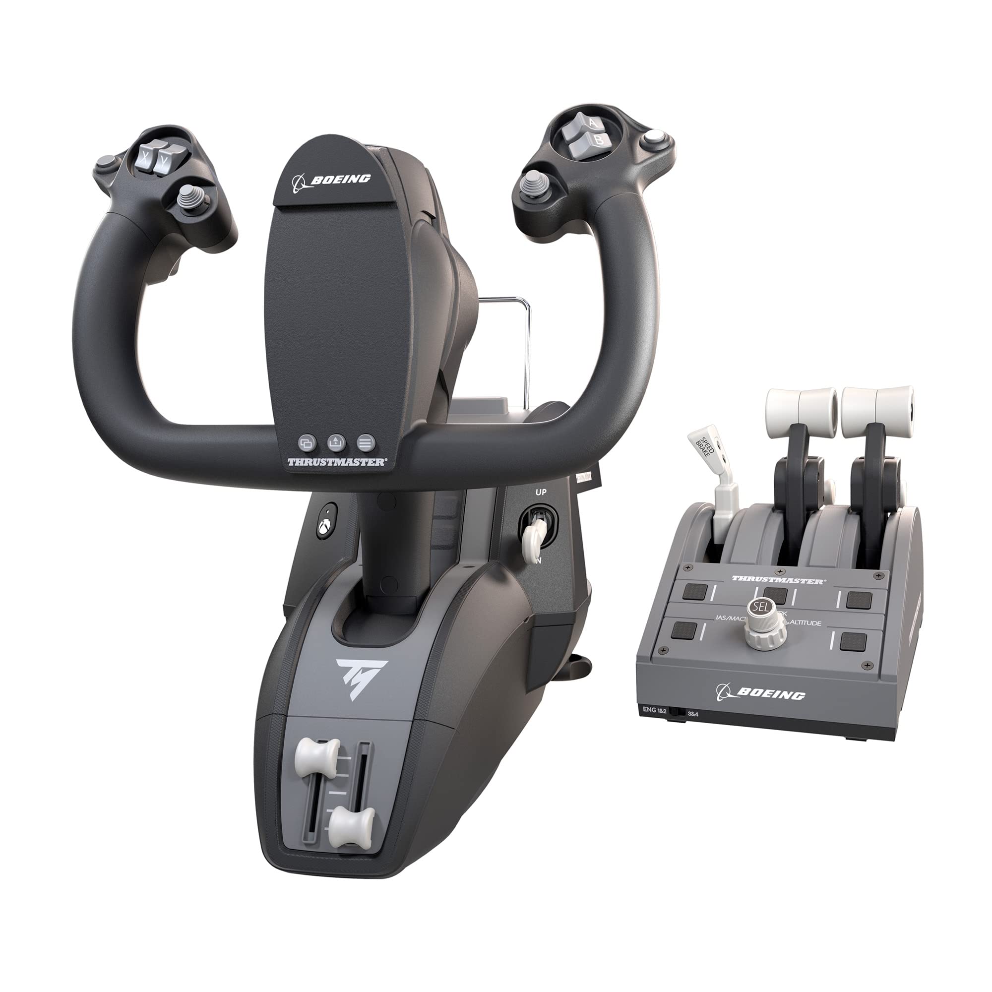 Thrustmaster TCA Yoke Pack - High-Precision Flight Controller and Throttle Quadrant with Official Boeing License for PC and Xbox Series X|S