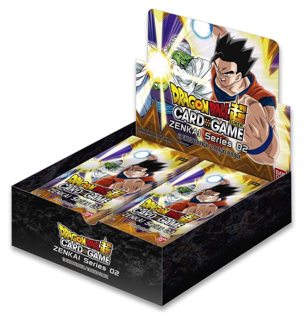 BANDAI Dragon Ball Super CG Booster Pack : Zenkai Series Set 02 (B19) | Trading Card Display | Ages 6+ | 1 Player