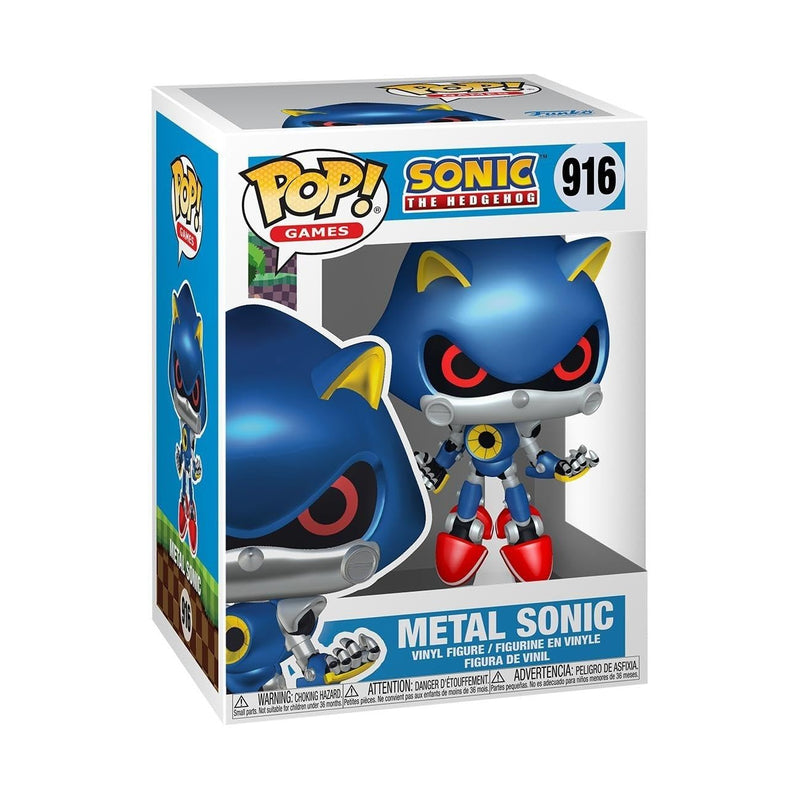 Funko Pop! Games: Sonic the Hedgehog - Metal Sonic the Hedgehog - Sonic the Hedgehog - Collectable Vinyl Figure - Gift Idea - Official Merchandise - Toys for Kids & Adults - Games Fans