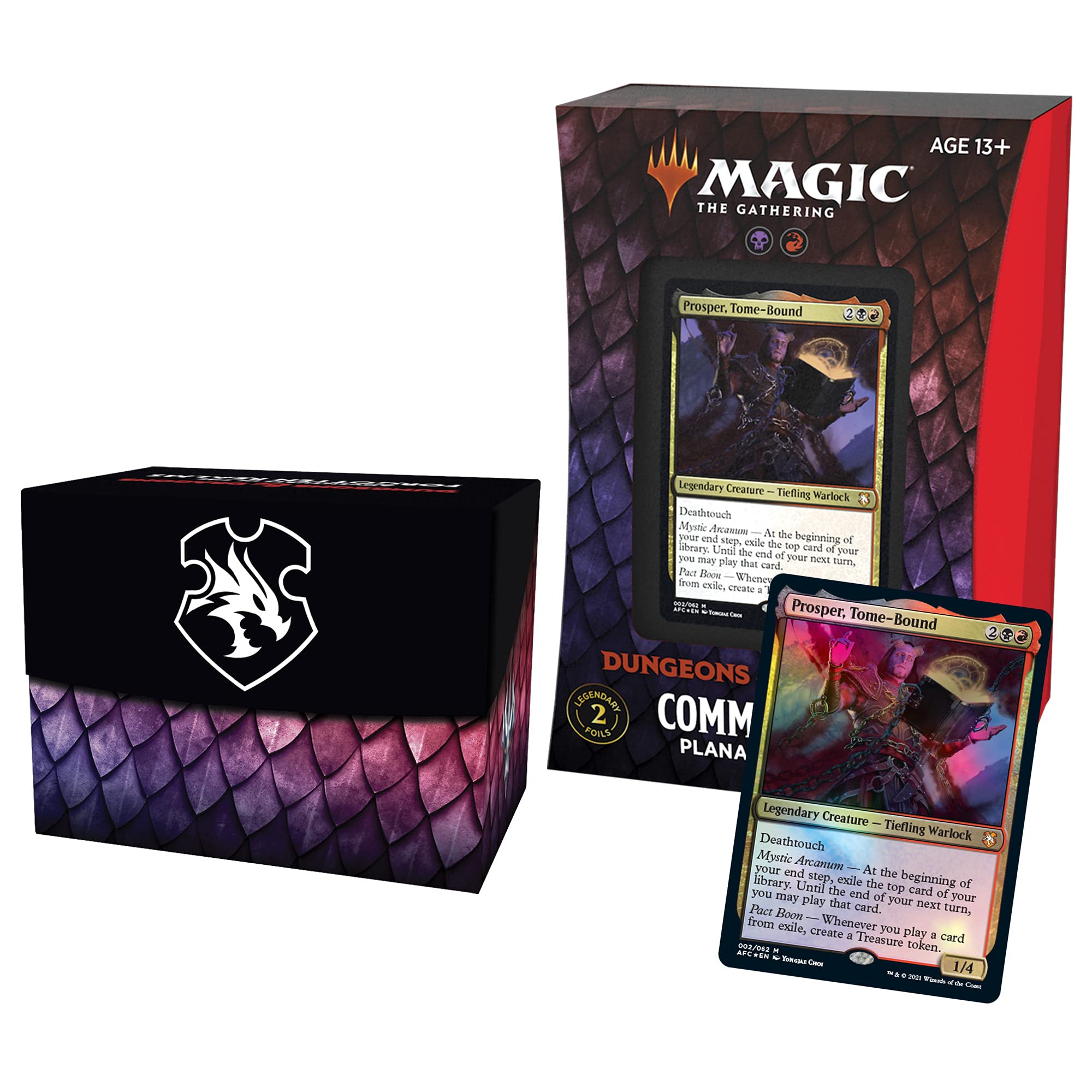 Magic: The Gathering Adventures in The Forgotten Realms Commander Deck – Planar Portal (Red-Black)