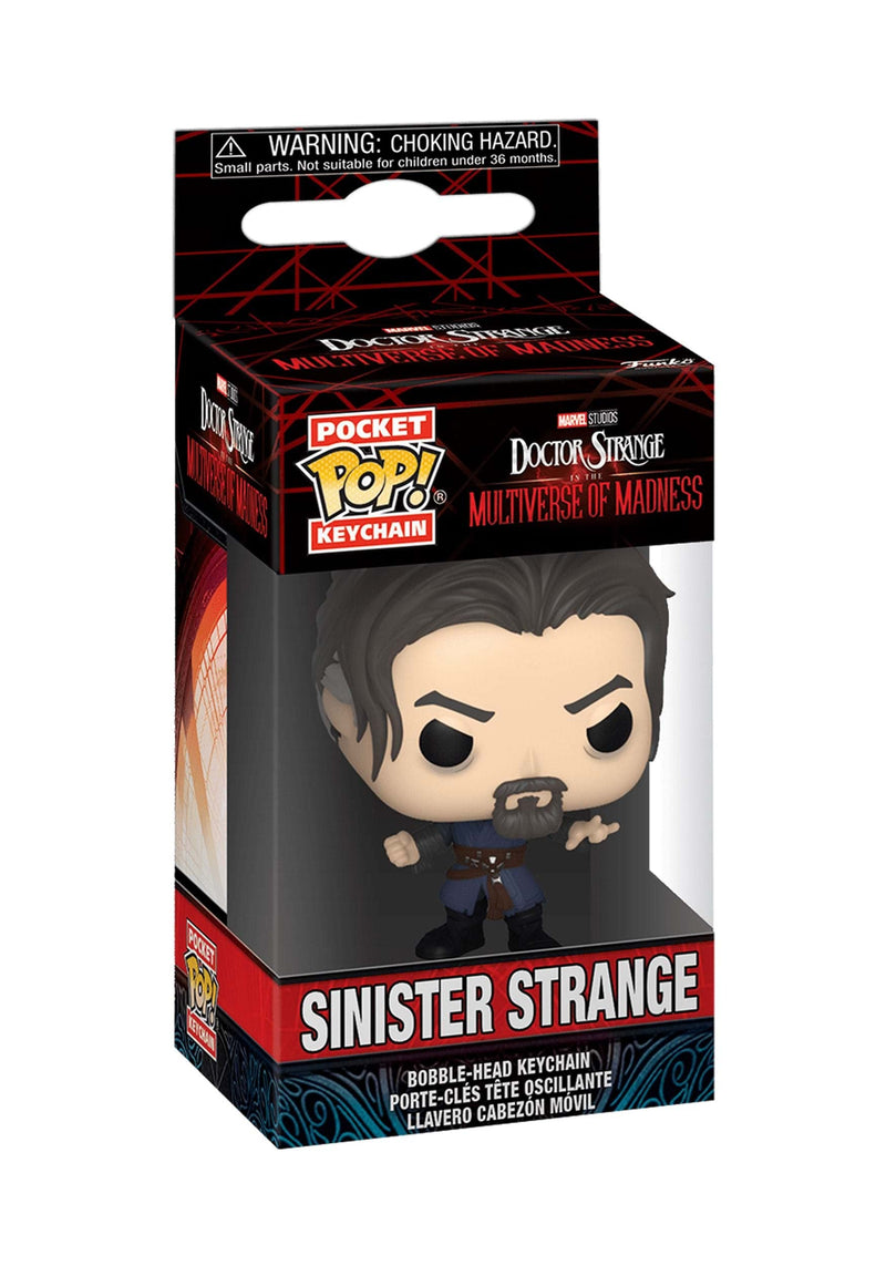 Funko POP! Keychain Marvel: - Sinister Strange - Doctor Strange - Collectable Vinyl Mini Figure Novelty Keyring - Stocking Filler - Gift Idea - Official Merchandise - Movies Fans - Minifigure