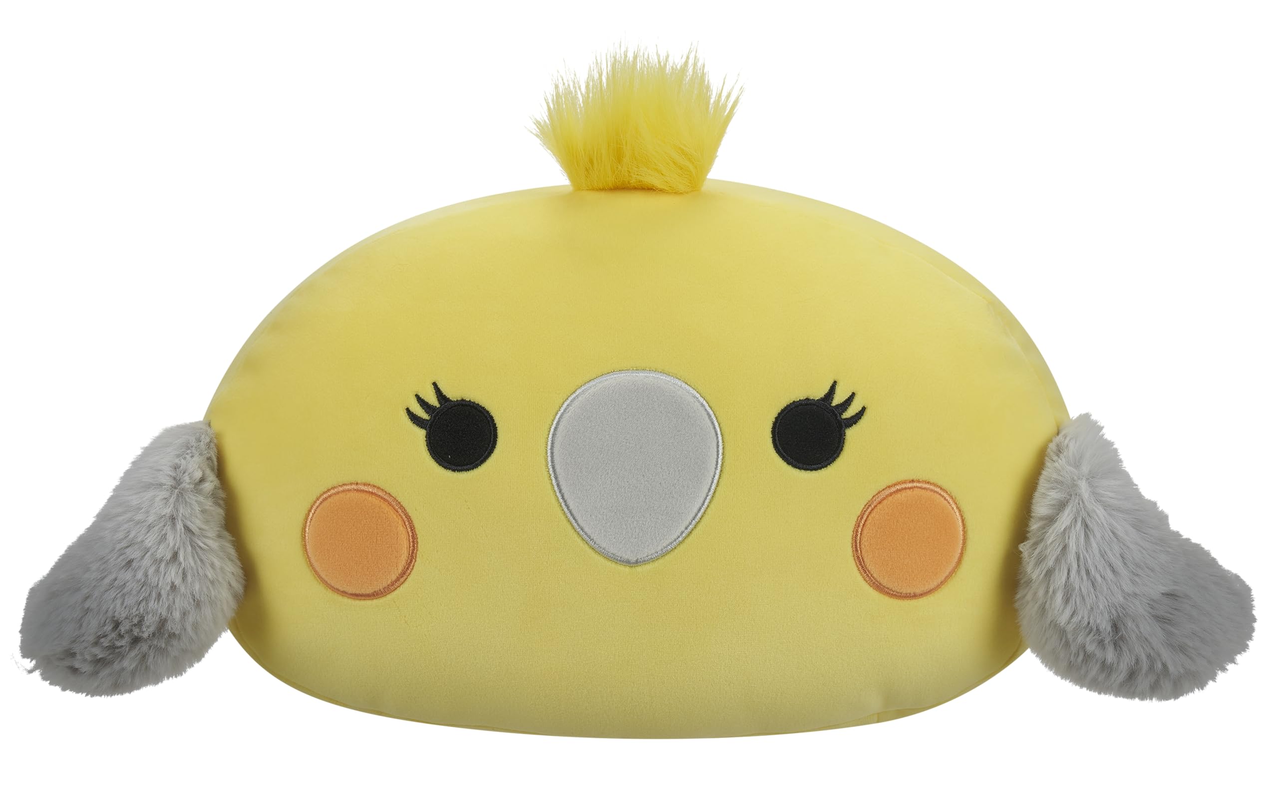 Squishmallows SQCR04189 Yelloe Stackables 12-Inch Charlize The Yellow Cockatiel-Medium-Sized Ultrasoft Official Kelly Toy Plush