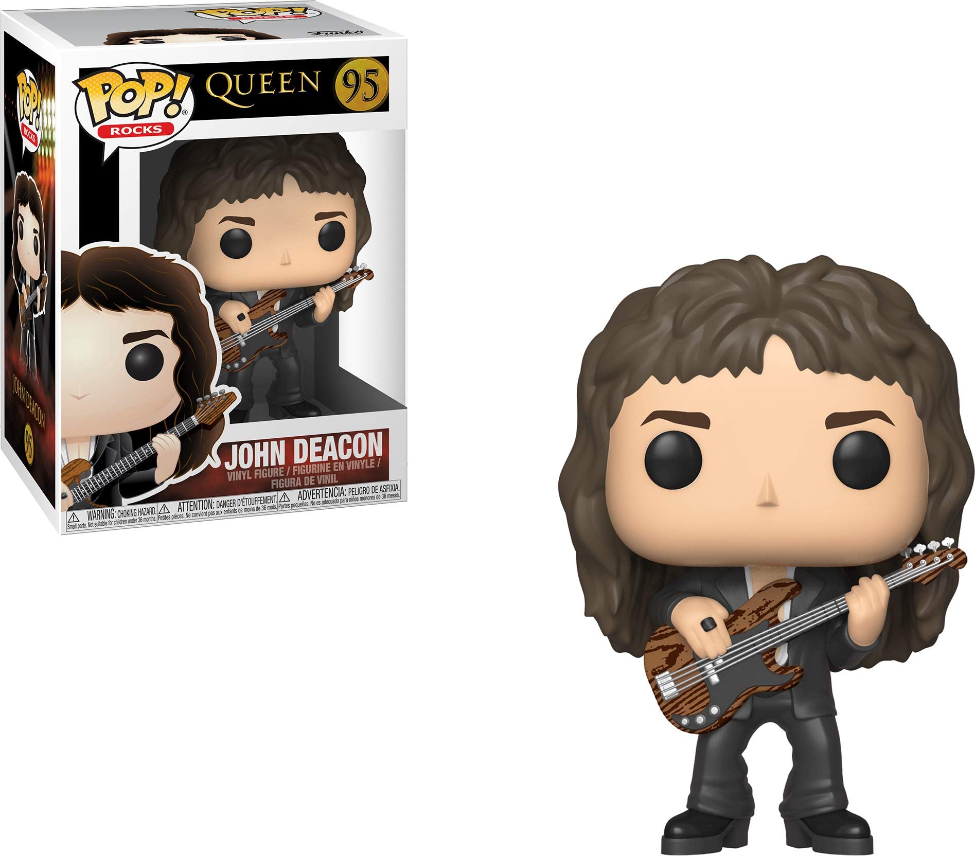 Funko POP! Vinyl: Rocks: Queen: John Deacon - Collectable Vinyl Figure - Gift Idea - Official Merchandise - Toys for Kids & Adults - Music Fans - Model Figure for Collectors and Display