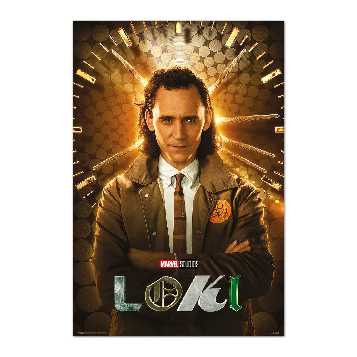 Grupo Erik Marvel Loki Time Variant Poster - 36 x 24 inches / 91.5 x 61 cm - Loki Poster - Shipped Rolled Up - Cool Posters - Art Poster - Posters & Prints - Wall Posters