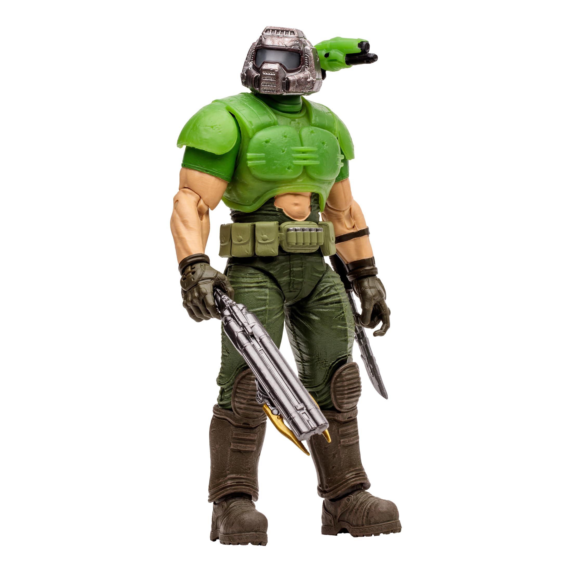 McFarlane Toys - Doom Slayer Classic Glow in The Dark Edition, 7in Action Figure, Gold Label, Amazon Exclusive