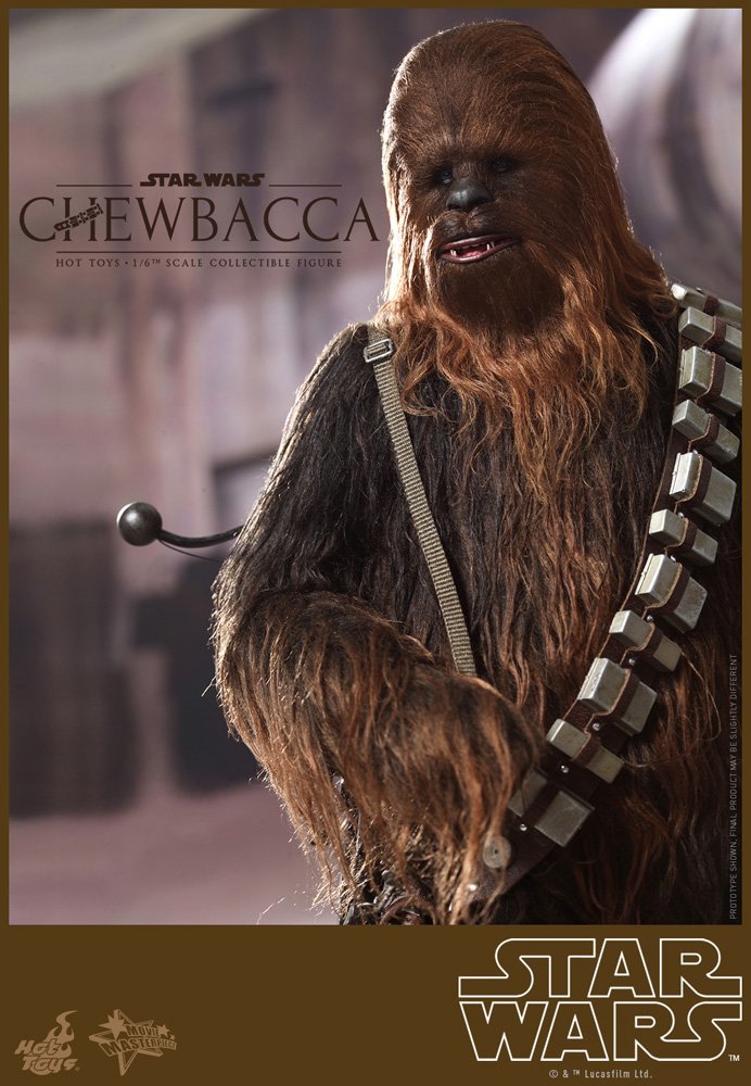 Hot Toys SS902267 1:6 Scale Chewbacca Star Wars Episode 4 A New Hope Movie Masterpiece Series Figure